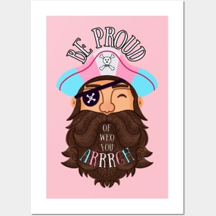 Trans Pirate: Be proud of who you Arrrrgh! Posters and Art